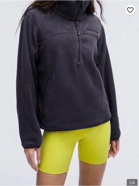Lululemon navy Half-Zip Fleece Pullover, wore once